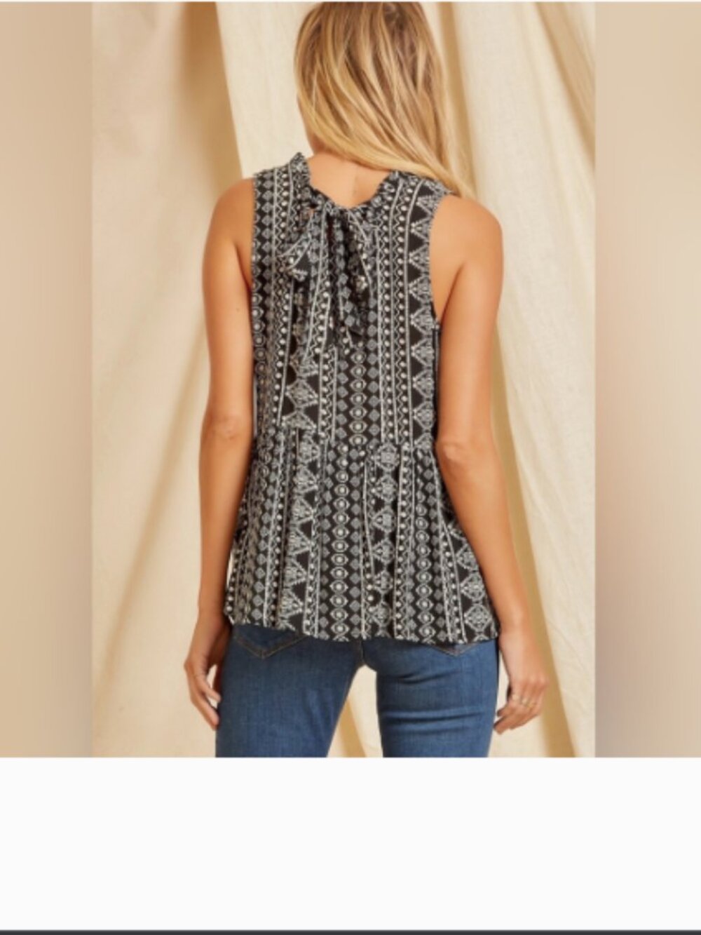 Aztec Western Top - Picture 3 of 3